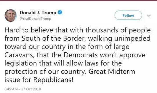 美国将迎来中期选举 一件大事令特朗普喜笑颜开