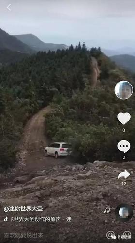 点击查看大图 百万豪车跌下悬崖:疑抖音吸粉摆拍 警方未接到报警