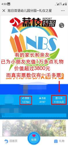 幼儿园萌娃评比家长重金刷排名 园方:无意中当帮凶