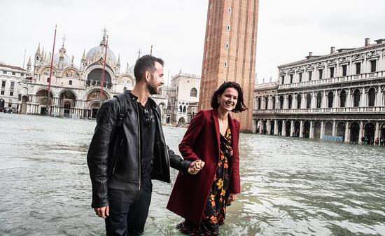 点击查看大图 威尼斯城77%被淹 因31年前立项的水利工程未完工