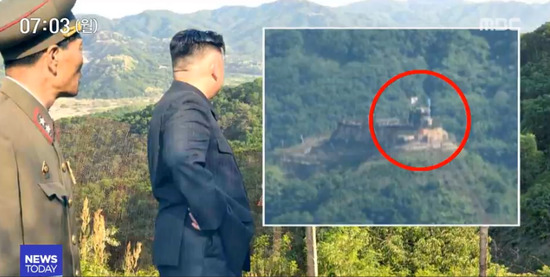 前线哨所怎么拆？韩国出动挖掘机 朝鲜直接爆破