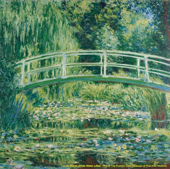 《白色睡莲》(White Water Lilies )克劳德·莫奈(Claude Monet )1899