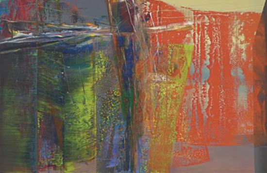 里希特《抽象画》260x400cm 1986年 私人收藏