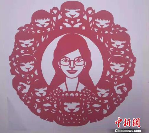 江学文的剪纸作品 江学文 摄 江学文的剪纸作品 江学文 摄