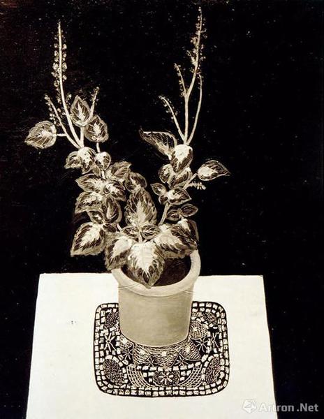 图9 丘堤 花 尺寸不详 布面油画 1933年