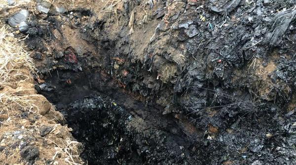 督察组随机抽取点位进行开挖 督察组随机抽取点位进行开挖