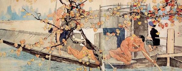 徐悲鸿 《船夫》 1936年 徐悲鸿 《船夫》 1936年