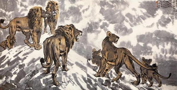 徐悲鸿 《会师东京》1943年 徐悲鸿 《会师东京》1943年