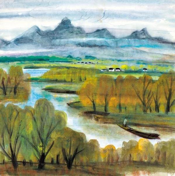 林风眠 《江南》 1961年 林风眠 《江南》 1961年