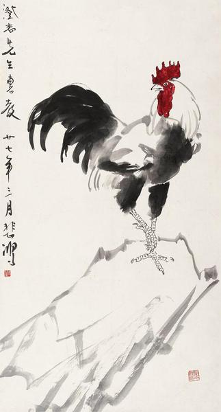 徐悲鸿《大吉图》