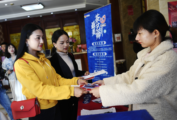 来自各地的茶艺师在云南报道