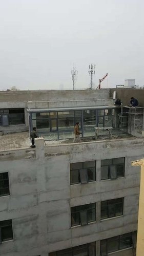 图为违建现场 （受访人供图）