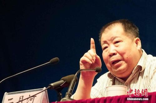 资料图：二月河。<a target='_blank' href='http://www.chinanews.com/'>中新社</a>发 宋大鹏 摄