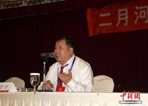 资料图：二月河。<a target='_blank' href='http://www.chinanews.com/'>中新社</a>记者 陈立宇 摄