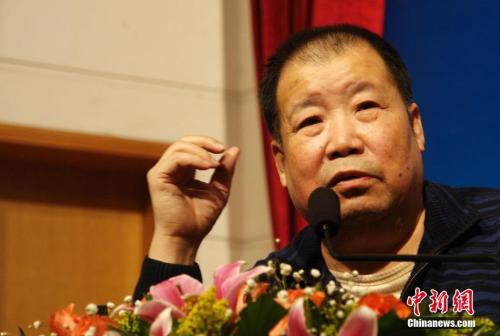 资料图：二月河。<a target='_blank' href='http://www.chinanews.com/'>中新社</a>发 李溪 摄