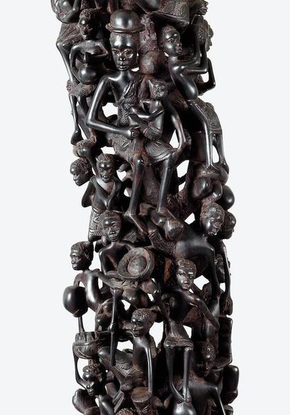 群雕像柱(局部)