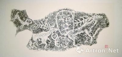 人面与鹿 岩画拓片 yEWd9GdEilkbiPHmAiBcnPRnuq1hPUjeNbksrlDy.jpg