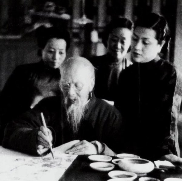 郭秀仪跟随齐白石学画