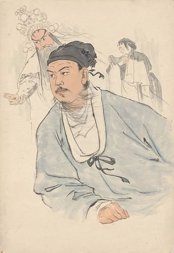 关汉卿图 关汉卿图