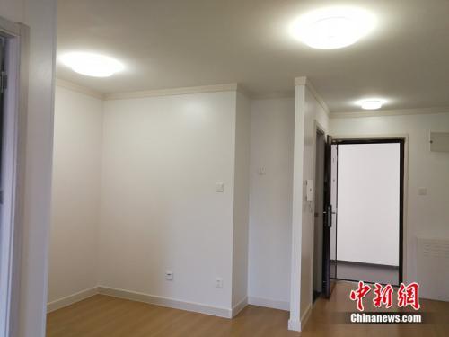 图为北京郭公庄家园(北区)40平米左右公租房的室内。<a target='_blank' href='http://www.chinanews.com/' >中新网</a>记者 邱宇 摄