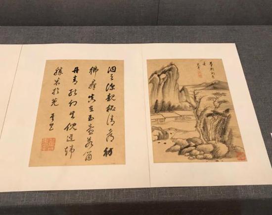 董其昌《书画》册，上海博物馆藏