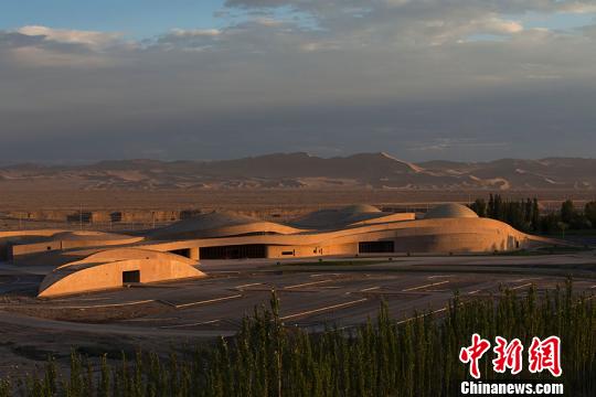 莫高窟数字展示中心外观。(资料图) 孙志军 摄