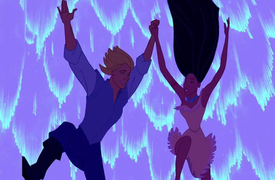 迪士尼动画电影《风中奇缘》剧照。