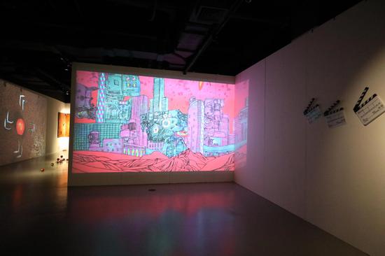 展览现场作品