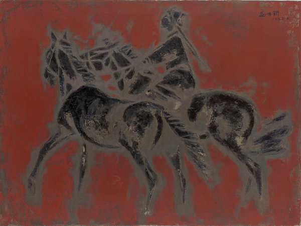 妥木斯《漫步》布面油画 80×60cm 2014 妥木斯《漫步》布面油画 80×60cm 2014