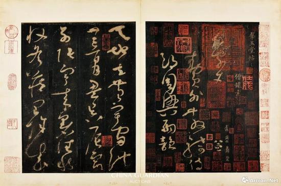 安思远旧藏宋拓群玉堂帖本千字文 安思远旧藏宋拓群玉堂帖本千字文