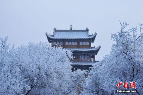 资料图：小寒时节，甘肃嘉峪关市迎来了一场大雪。师永红 摄