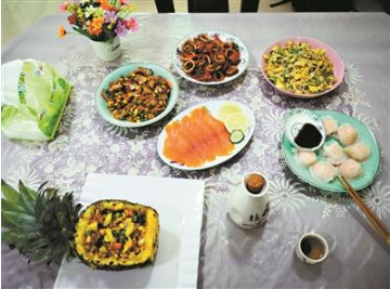 苏晓做的“一人食”菜式 苏晓做的“一人食”菜式