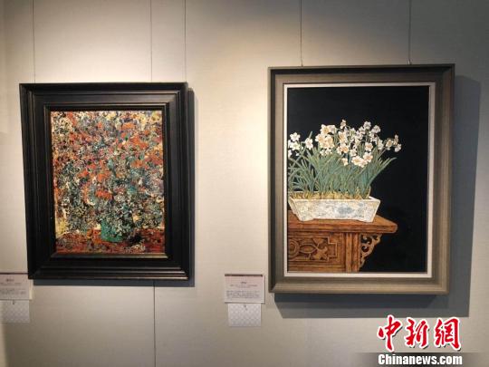 展出的部分作品?！×治那?摄