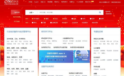 中国知网截图。