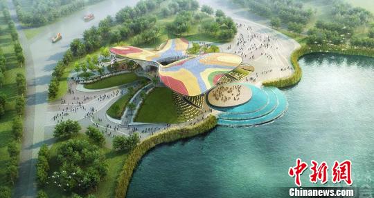 图为北京世园会演艺中心效果图。北京世园局提供资料图 图为北京世园会演艺中心效果图。北京世园局提供资料图