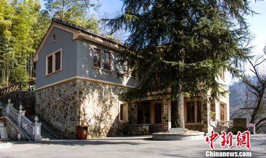 1939年3月周恩来黄绍竑会谈的杭州临安西天目山留椿屋。　葛华平 摄