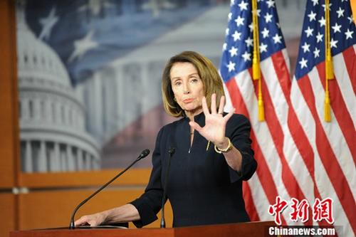 资料图：美国国会众议长、民主党人佩洛西。<a target='_blank' href='http://www.chinanews.com/'>中新社</a>记者 陈孟统 摄