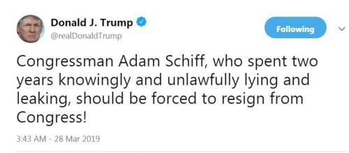 图片来源：特朗普社交网站账号截图。