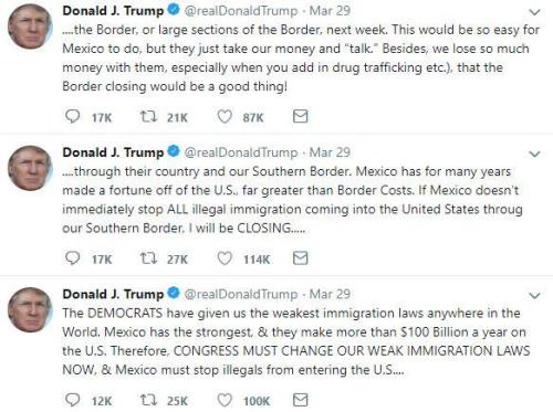 特朗普推特截图 点击进入下一页