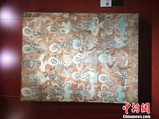 图为展出的壁画 陈静 摄 图为展出的壁画 陈静 摄