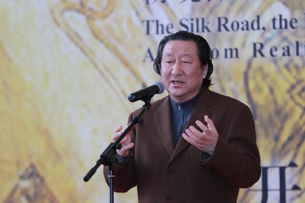 从丝绸之路的历史中汲取智慧:杨晓阳美术作品暨创作文献展启幕天津