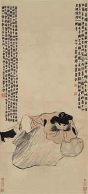 金农《醉钟馗》