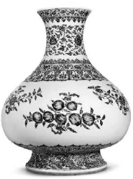 拉尔森藏清雍正青花大尊 拉尔森藏清雍正青花大尊