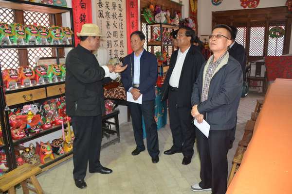 甘肃省靖远县政协在西峰区考察文化传承创新发展工作