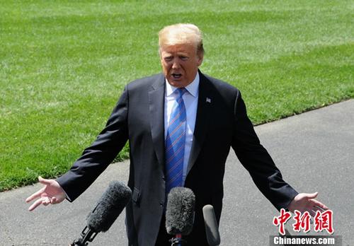 资料图:美国总统特朗普。<a target='_blank' href='http://www.chinanews.com/'>中新社</a>记者 陈孟统 摄 点击进入下一页