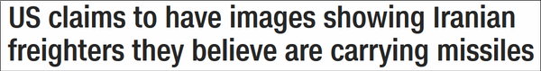 美方称伊朗商船携带导弹，美军两艘导弹驱逐舰进入波斯湾