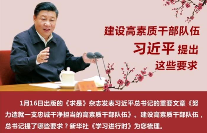 建设高素质干部队伍，习近平提出这些要求