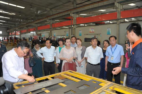 兰州市政协视察园区建设情况