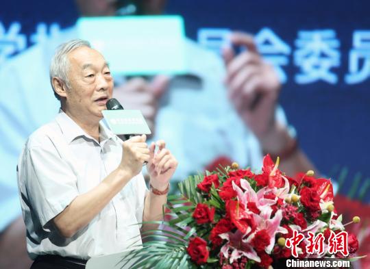 中国人民大学徐悲鸿艺术研究院院长徐庆平演讲。主办方供图