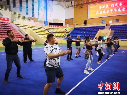 体验武当武术。活动主办方提供